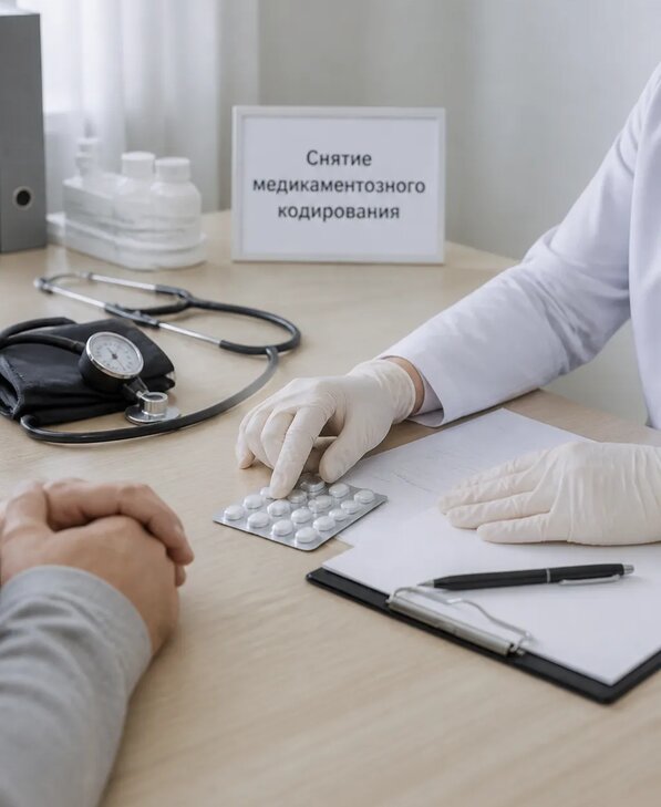 Снятие медикаментозного кодирования в Дедовске от 5498 р. | Медзона